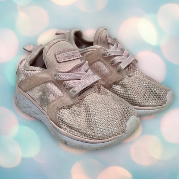 U.S. Polo Assn. Baby Girl’s Sneakers Shoes Size 6 - Picture 1 of 6